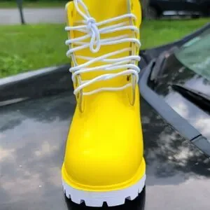 Timberland | Shoes | Timberland Boots Yellow Custom | Poshmark